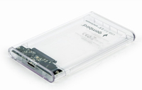 Gembird EE2-U3S9-6 - HDD-Gehäuse - 2.5 Zoll - SATA - 5 Gbit/s - USB Anschluss - Transparent
