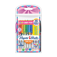 Paper Mate InkJoy Mini ST - Clip - Stick ballpoint pen - Multicolor - 10 pc(s) - Medium