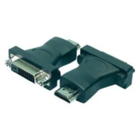 [1659613000] LogiLink HDMI to DVI Adapter - HDMI 19-pin female - DVI-D (24+1) male - Schwarz
