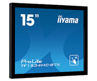 [10037830000] Iiyama ProLite TF1534MC-B7X - 38,1 cm (15 Zoll) - 1024 x 768 Pixel - XGA - LED - 8 ms - Schwarz