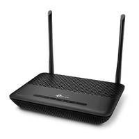 [8625499000] TP-LINK TD-W9960V - Wi-Fi 4 (802.11n) - Einzelband (2,4GHz) - Eingebauter Ethernet-Anschluss - VDSL - Schwarz - Tabletop-Router