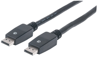 [5659690000] Manhattan 4K@60Hz DisplayPort-Kabel - DisplayPort-Stecker auf DisplayPort-Stecker - 10 m - schwarz - 10 m - DisplayPort - DisplayPort - Männlich - Männlich - Nickel/Gold