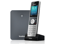 Yealink W76P - IP mobile phone - Grey - Wireless handset - Desk/Wall - 20 lines - 1000 entries