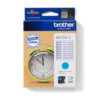 [2437866000] Brother LC-125XLC - Original - Cyan - DCP-J4110DW - MFC-J4410DW - MFC-J4510DW - MFC-4610DW - MFC-4710DW - 1 Stück(e) - Tintenstrahldrucker