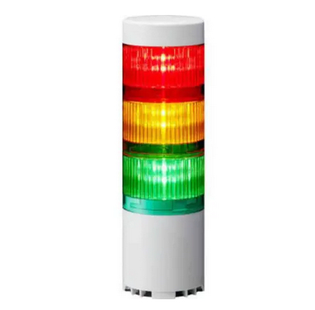 Patlite Signalsäule LR6-3USBW-RYG LED R-Y-G USB weiß