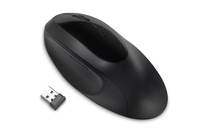 [8366367000] Kensington Pro Fit® Ergo Wireless Mouse—Black - Right-hand - RF Wireless + Bluetooth - 1600 DPI - Black