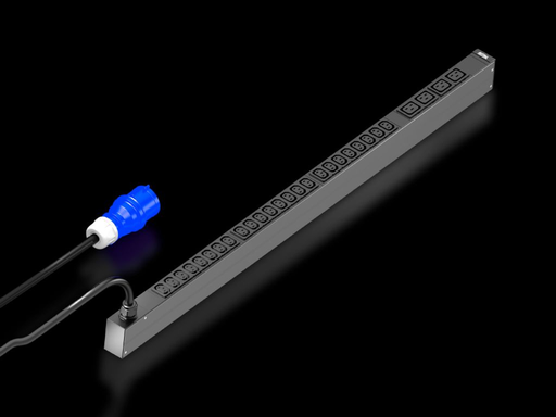 Rittal 7979.115 - Basic - Aluminum - Plastic - Black - 28 AC outlet(s) - C13 coupler,C19 coupler - 3 m