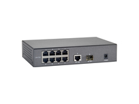 LevelOne 10-Port Fast Ethernet PoE Switch - 1 x Gigabit RJ45 - 1 x Gigabit SFP - 8 PoE Outputs - 65W - Fast Ethernet (10/100) - Full duplex - Power over Ethernet (PoE)