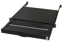 Aixcase AIX-19K1UKUSTB-B - Full-size (100%) - Verkabelt - USB + PS/2 - QWERTY - Schwarz