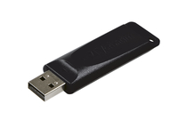 [3331468000] Verbatim Slider - USB-Stick 64 GB - Schwarz - 64 GB - USB Typ-A - 2.0 - 10 MB/s - Dia - Schwarz