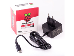 [7586437000] Raspberry Pi Netzteil USB-C 5.1 V 3 A Schwarz Pi 4 - Power Supply - 15,300 W