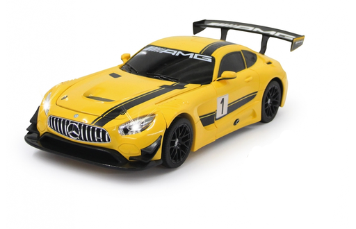 [5526364000] JAMARA Mercedes AMG GT3 - On-Road-Rennwagen - Elektromotor - 1:14 - Betriebsbereit (RTR) - Schwarz - Gelb - 6 Jahr(e)