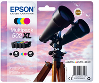 [6170866000] Epson Multipack 4-colours 502XL Ink - High (XL) Yield - Pigment-based ink - Dye-based ink - 9.2 ml - 6.4 ml - 1 pc(s)