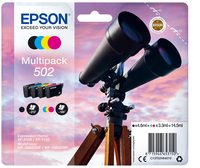 [6170861000] Epson Multipack 4-colours 502 Ink - Standardertrag - Tinte auf Pigmentbasis - Tinte auf Farbstoffbasis - 4,6 ml - 3,3 ml - 1 Stück(e)