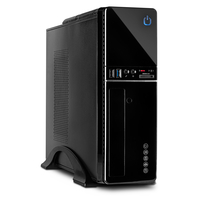 [5012243000] Inter-Tech IT-607 - Desktop - PC - Black - micro ATX - Mini-ITX - 1x 80 mm - 80 mm