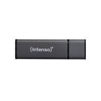 [2303934000] Intenso Alu Line - 16 GB - USB Typ-A - 2.0 - 28 MB/s - Kappe - Anthrazit