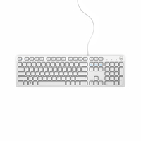 [3963525000] Dell KB216 - Wired - USB - QWERTZ - White