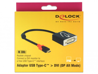 [6159860000] Delock 61213 - 0.2 m - USB Type-C - DVI - Male - Female - Straight