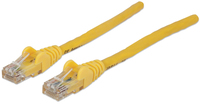 Intellinet Network Patch Cable - Cat6 - 2m - Yellow - CCA - U/UTP - PVC - RJ45 - Gold Plated Contacts - Snagless - Booted - Polybag - 2 m - Cat6 - U/UTP (UTP) - RJ-45 - RJ-45 - Yellow