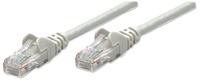 [1249012000] Intellinet Network Patch Cable - Cat6 - 7.5m - Grey - CCA - U/UTP - PVC - RJ45 - Gold Plated Contacts - Snagless - Booted - Lifetime Warranty - Polybag - 7.5 m - Cat6 - U/UTP (UTP) - RJ-45 - RJ-45