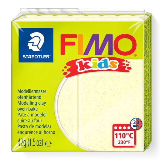 [10019800000] STAEDTLER FIMO 8030 - Knetmasse - Gelb - Kinder - 1 Stück(e) - Pearl yellow - 1 Farben