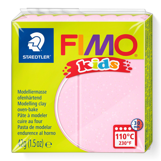 [10019808000] STAEDTLER FIMO 8030 - Modelling clay - Pink - Children - 1 pc(s) - Pearl light pink - 1 colours