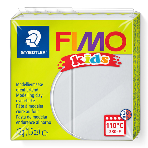 [10019768000] STAEDTLER FIMO 8030 - Modelling clay - Grey - Children - 1 pc(s) - Light grey - 1 colours
