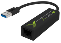[8737301000] Techly IDATA USB-ETGIGA3T2 - 0.1 m - RJ-45 - USB 2.0 Type-A