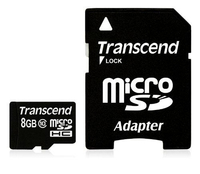 [1902124000] Transcend Ultimate - Flash-Speicherkarte ( microSDHC/SD-Adapter inbegriffen ) - 8 GB