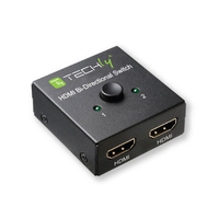 [8733802000] Techly HDMI 4K 60Hz Bi-direktionaler Switch 2Port,