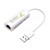 Techly USB2.0 Konverter auf RJ45 Fast Ethernet