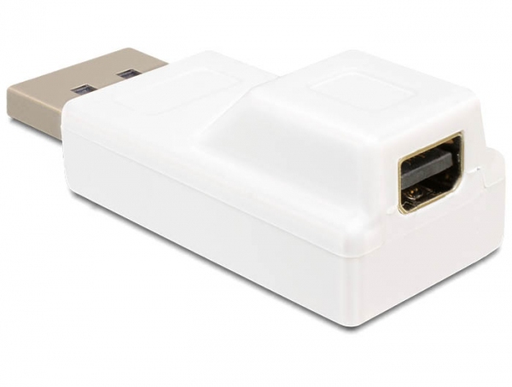 [1768348000] Delock DisplayPort-Adapter - DisplayPort (M) - Mini-DisplayPort (W) - weiß