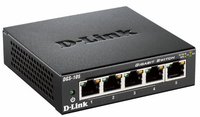 D-Link DGS-105 - Unmanaged - L2 - Gigabit Ethernet (10/100/1000) - Full duplex