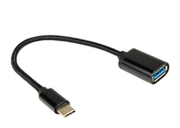 [13500357000] Inter-Tech 88885582 - USB C - USB A - USB 3.2 Gen 1 (3.1 Gen 1) - Black
