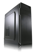 [6029104000] LC-Power 7038B - Midi Tower - PC - Schwarz - ATX - micro ATX - Mini-ITX - Metall - 14,5 cm