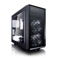 [5513900000] Fractal Design Focus G Mini - Mini Tower - PC - Schwarz - ITX - Mini-ATX - Weiß - Taschenlüfter - Vorderseite