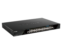D-Link DGS-1520-28MP - Managed - L3 - Gigabit Ethernet (10/100/1000) - Power over Ethernet (PoE) - Rack-Einbau - 1U