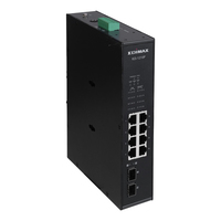Edimax IGS-1210P - Unmanaged - Gigabit Ethernet (10/100/1000) - Power over Ethernet (PoE) - Wandmontage