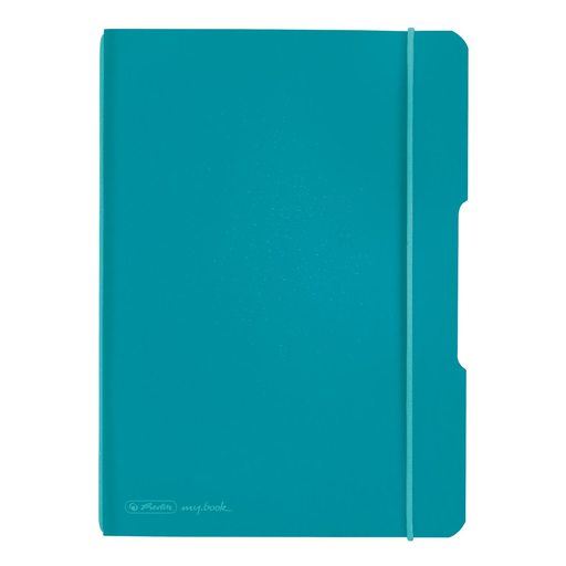 Herlitz 50015993 - Monotone - Turquoise - A5 - 40 sheets - 80 g/m² - Squared paper