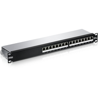 [619324001] TRENDnet TC-P16C6AS - 10 Gigabit Ethernet - RJ-45 - Gold - Cat5e - 22/26 - Schwarz