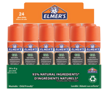[10231424000] Elmers Klebestift Pure Glue 8G - 24Stk.