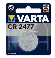 [6626029000] Varta Batterie Lithium Knopfzelle CR2477 3V - Batterie - CR2477