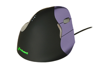[3403631000] Bakker Evoluent4 Mouse Small (Right Hand) - Right-hand - Optical - Black - Violet
