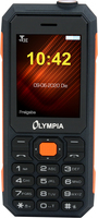 [9718780000] Olympia Active Outdoor - Balken - Dual-SIM - 6,1 cm (2.4 Zoll) - Bluetooth - 1800 mAh - Schwarz - Orange