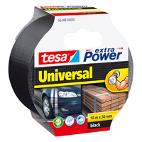 [436471000] Tesa extra Power Universal - Schwarz - Befestigung - Handwerk - Kennzeichnung - Reparatur - Metall - Holz - 10 m - 50 mm