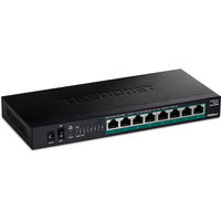 TRENDnet TPE-TG380 - Unmanaged - 2.5G Ethernet (100/1000/2500) - Full duplex - Power over Ethernet (PoE) - Wall mountable