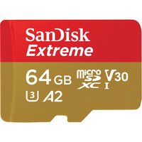 [13707546000] SanDisk Extreme - 64 GB - MicroSDXC - Class 10 - UHS-I - 170 MB/s - 80 MB/s