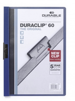 [438952000] Durable Klemm-Mappe Duraclip Original 60 A4 dklblau