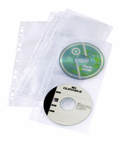 [435049000] Durable 5282-19 - Sleeve case - 4 discs - Transparent - Polypropylene (PP) - 5 pc(s)