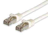 Equip Cat.6A Pro S/FTP Patch Cable - 0.5m - White - 0.5 m - Cat6a - S/FTP (S-STP) - RJ-45 - RJ-45